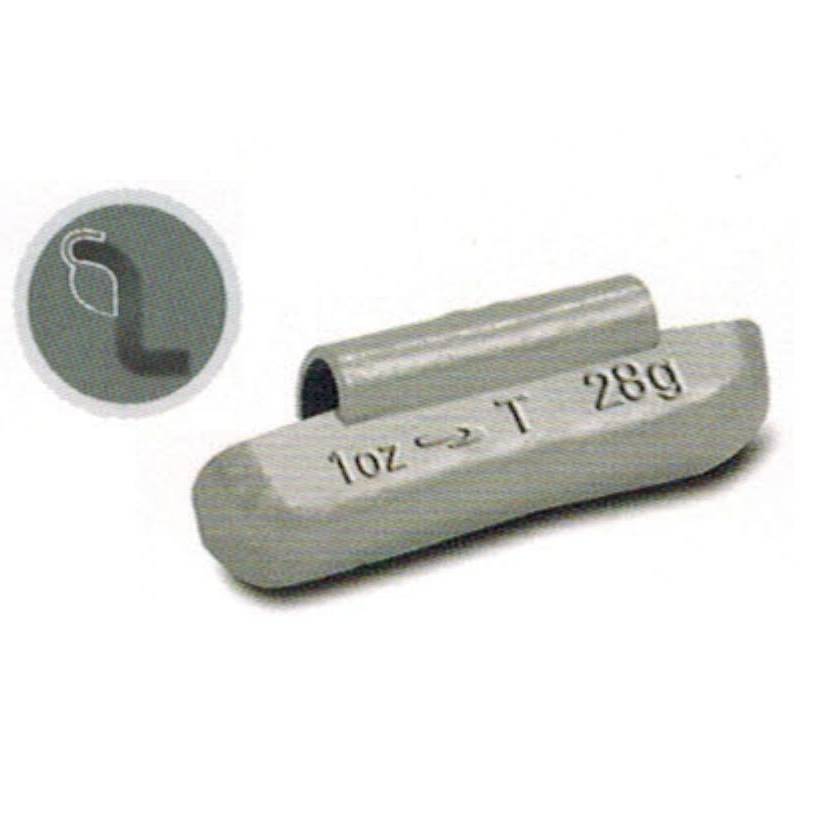 AW125N  CLIP ON COATED LEAD WHEEL WEIGHTS BOX OF 25